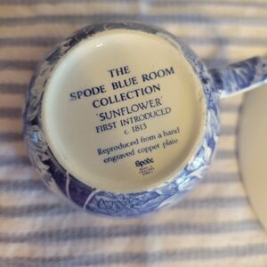 Spode sunflower teacup and saucer